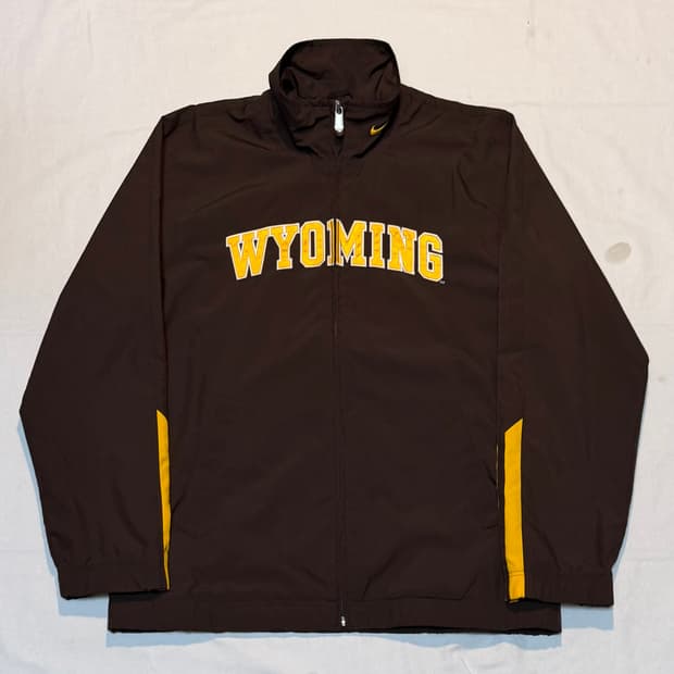 나이키 대장급 넥 스우시 바람막이 자켓 초코브라운