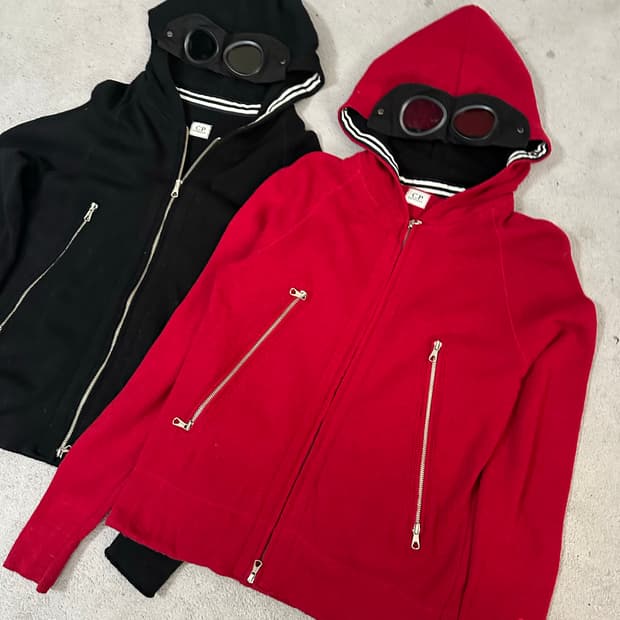 씨피컴퍼니 고글 니트 후드집업( 95-90) 정품 