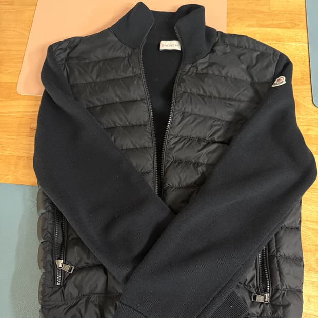 몽클레어 니트패딩 m