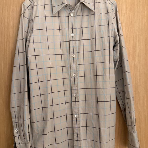 miumiu 2000s pattern stripe shirt