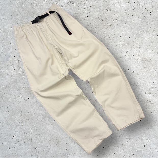 [M] 그라미치 아이보리 화이트 벨트 바지 팬츠 C766