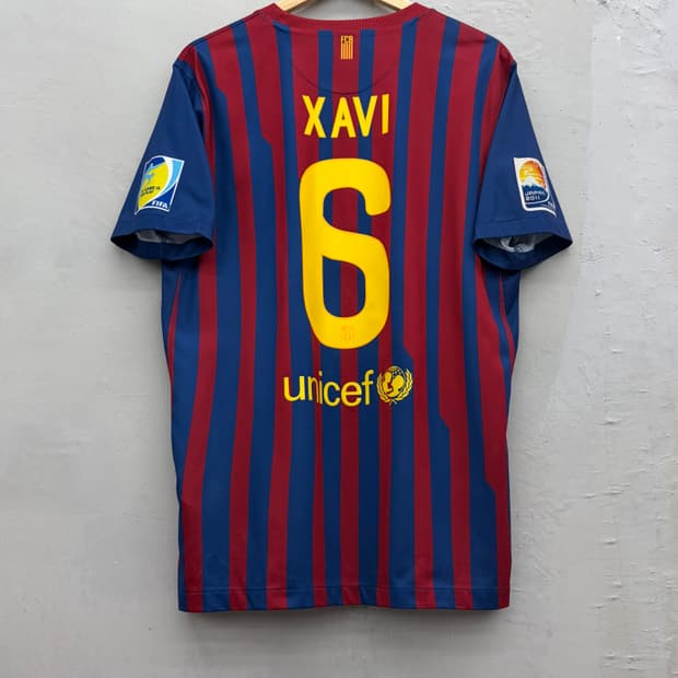 나이키 11-12 FC 바르셀로나 홈 클럽 월드컵킷 차비 에르난데스