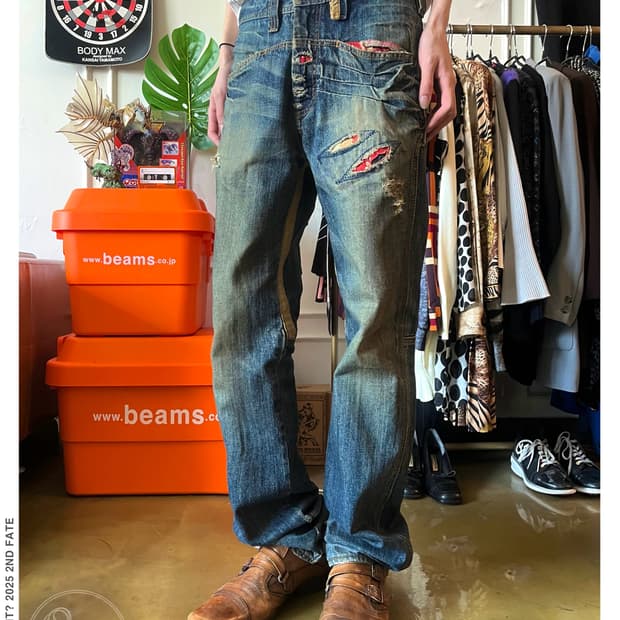 90-00s PPFM Ethic Grunge Denim Pants
