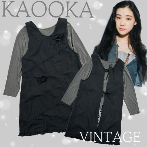 🐾하구미의 블랙 작업실 코디세트🐾 리본 지뢰계 히피 에스닉 그런지