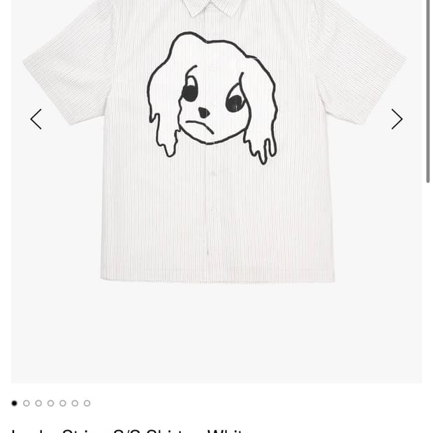 로어즈  Lucky Stripe S/S Shirts - white