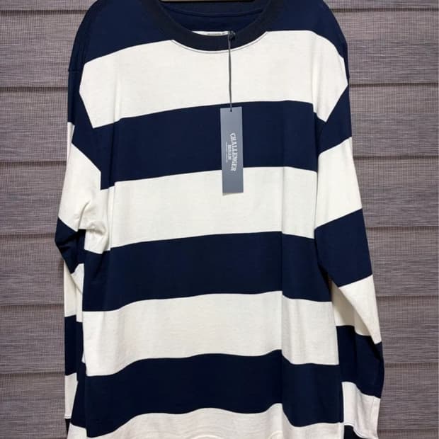 새상품 L) challenger L/S heavyweight 보더 티셔츠