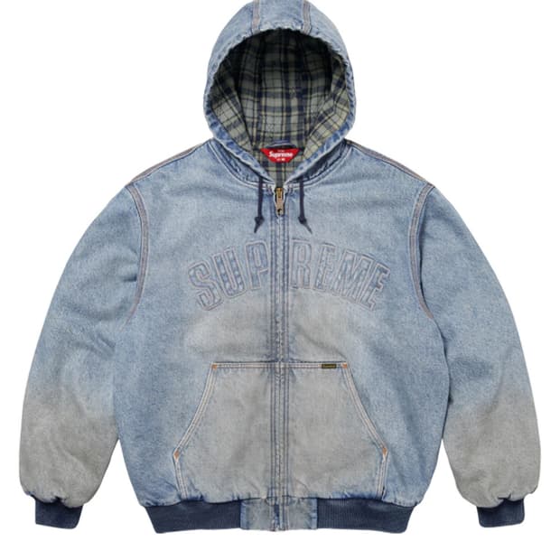 슈프림 후드 워크 자켓 데님