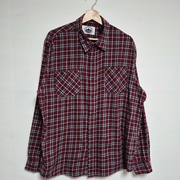 랭글러Wrangler 체크 플란넬 셔츠 L사이즈 - S309