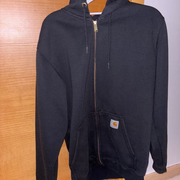 칼하트 후드집업 블랙