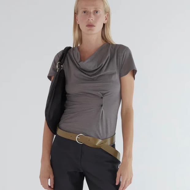 [S,M]팔로마울 Hazzard 슬리브리스 탑/그레이