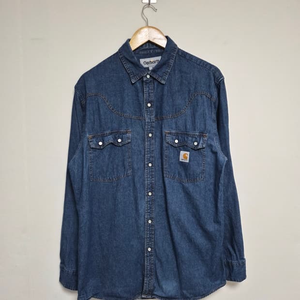 칼하트Carhartt 데님 웨스턴 셔츠 M - S227
