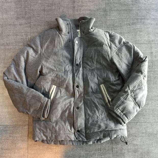 일본빈티지 Sompliciteplus 올드스쿨아메카지 대대장패딩 그레이