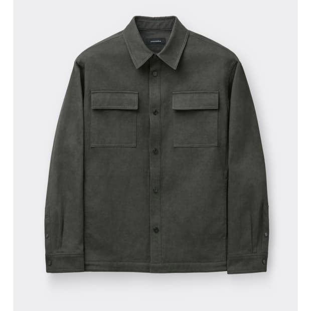 커스텀멜로우 Dark Grey Trucker Shirt 셔츠 자켓