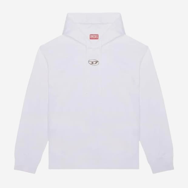 Diesel metal rogo hoodie 디젤 메탈 로고 후드티