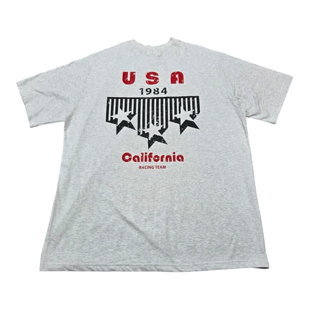 ✨ (만원 빈티지) 빈티지 USA 멜란지 그레이 반팔티
