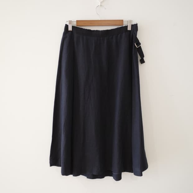 Yohji yamamoto black long skirt