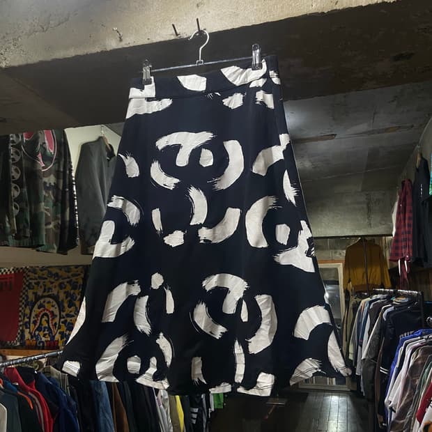 stussy 스투시 프린팅 포인트 스커트