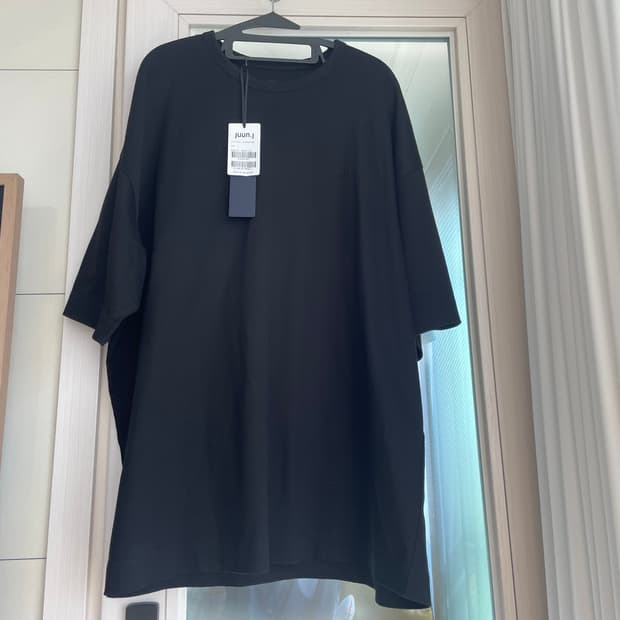 준지 24SS 아카이브 뉴오버핏 숏슬리브 블랙 L사이즈