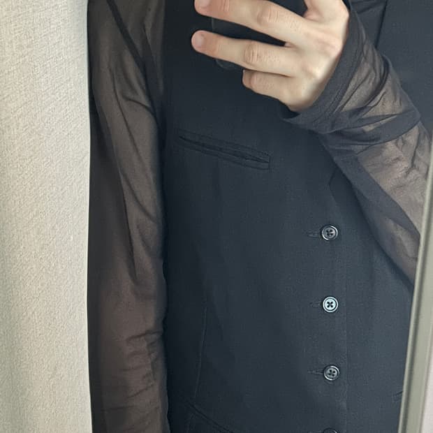 08fw 앤드뮐미스터 back straps wool best