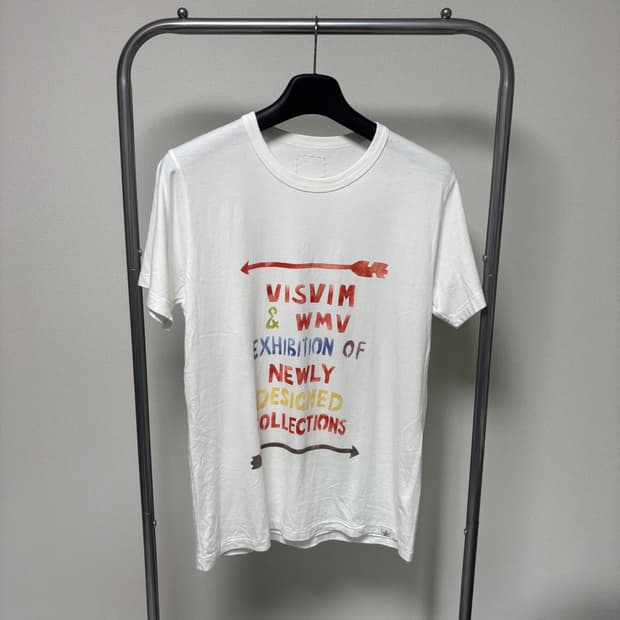 3) 비즈빔 visvim 빈티지 스텐실 반팔 티셔츠