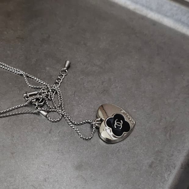 70샤넬 빈티지 정품 목걸이 업사이클링 써지컬체인