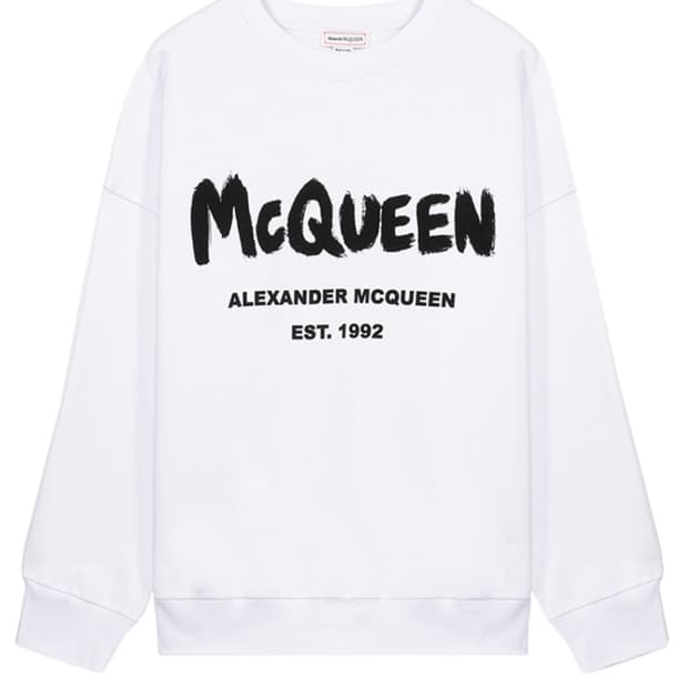 McQueen sweatshirt white