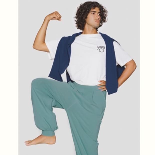 (택포) 부디무드라 발리포춘팬츠 M, oil blue