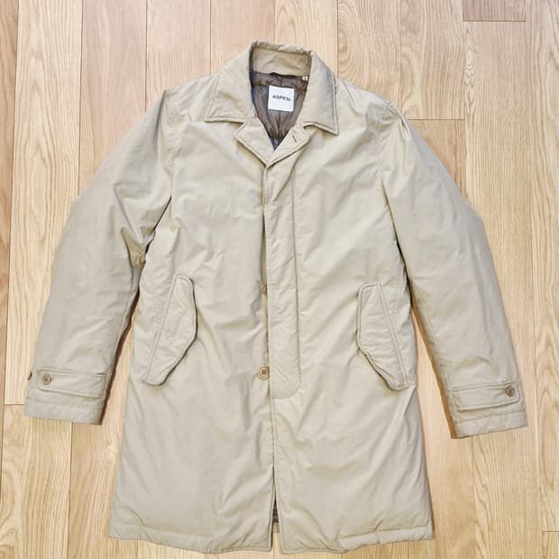 아스페시 덕다운 패딩 코트