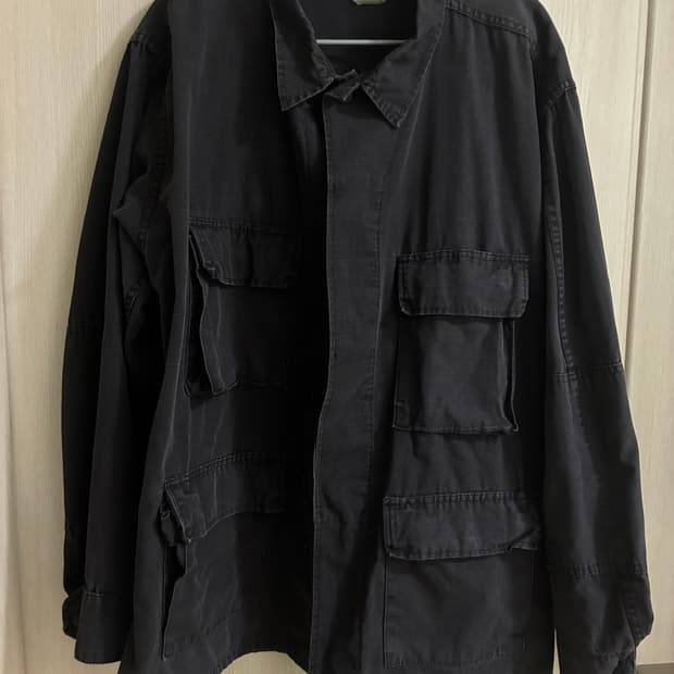 BDU 자켓 블랙 L/R사이즈