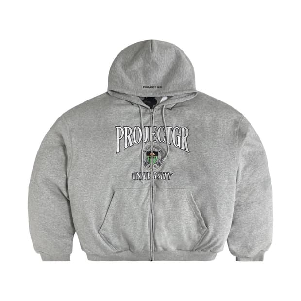 프로젝트GR 리버시블 푸퍼 자켓 그레이 1사이즈