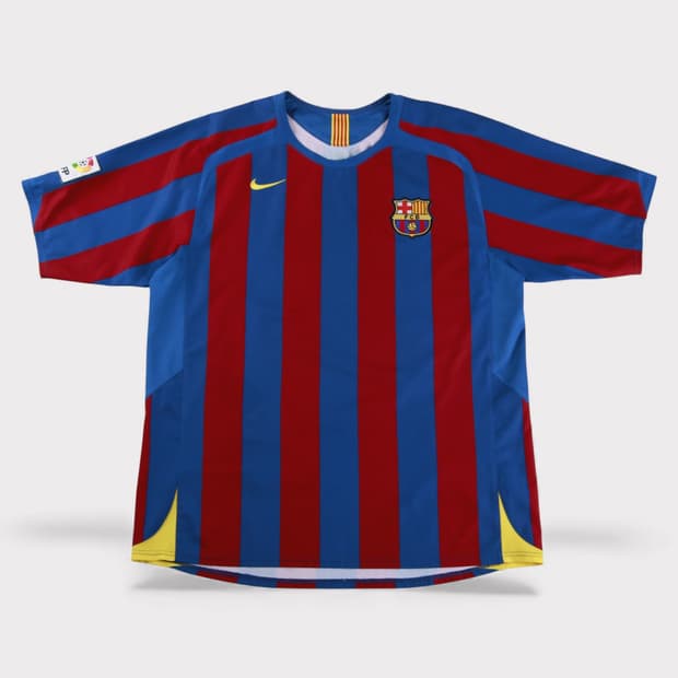[해외 XL] 나이키 05-06 바르셀로나 유니폼