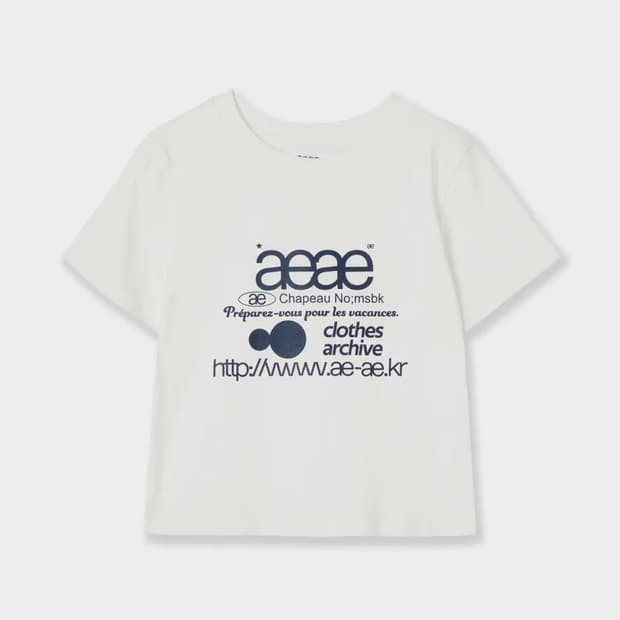 WEB LOGO CROP T-SHIRTS