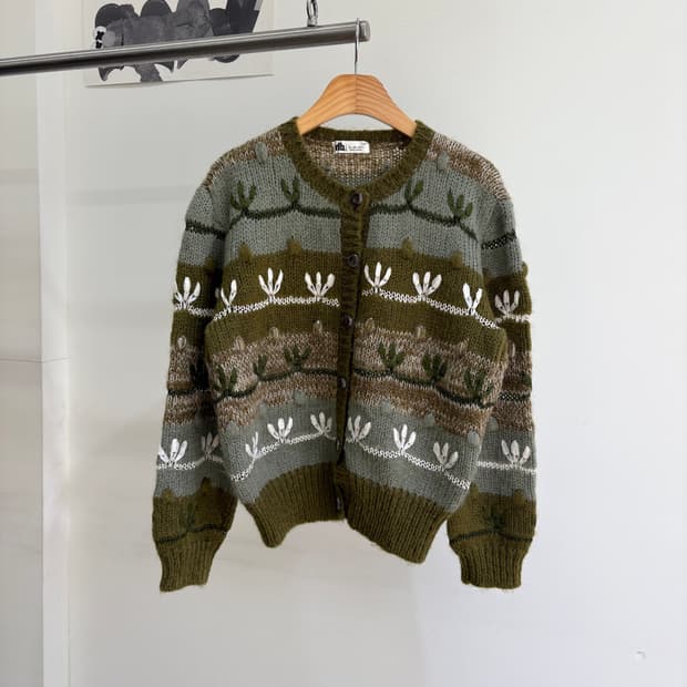 VINTAGE 니트가디건