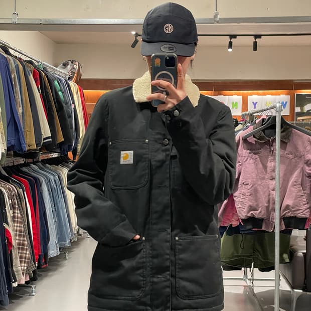 칼하트 wip 쉐르파 초어 자켓 (phoenix coat)  