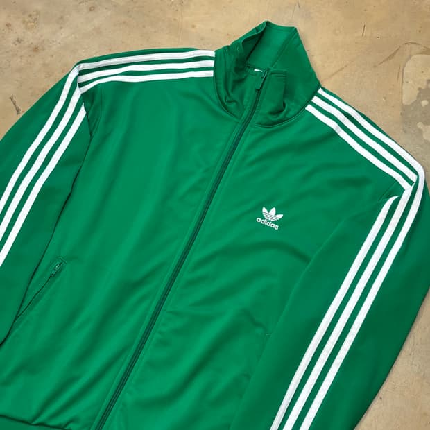 L 아디다스 파이어버드 그린 트랙탑