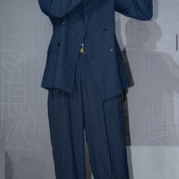 렉토 핀스트라이프 셋업 LL -> MM 교환