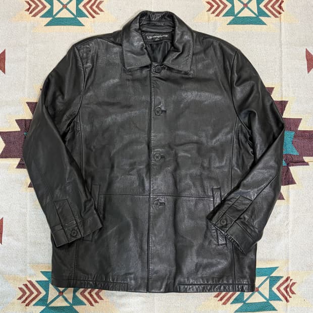 Sheepskin leather car coat / 양가죽 카코트