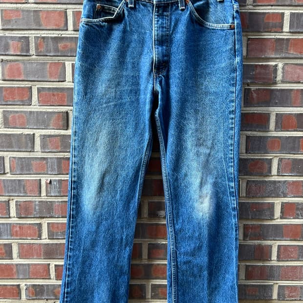 90's [34x31] 리바이스 517 USA 오렌지탭 부츠컷 데님