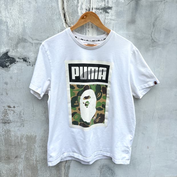 Bape x Puma 베이프 x 푸마 반팔 티셔츠