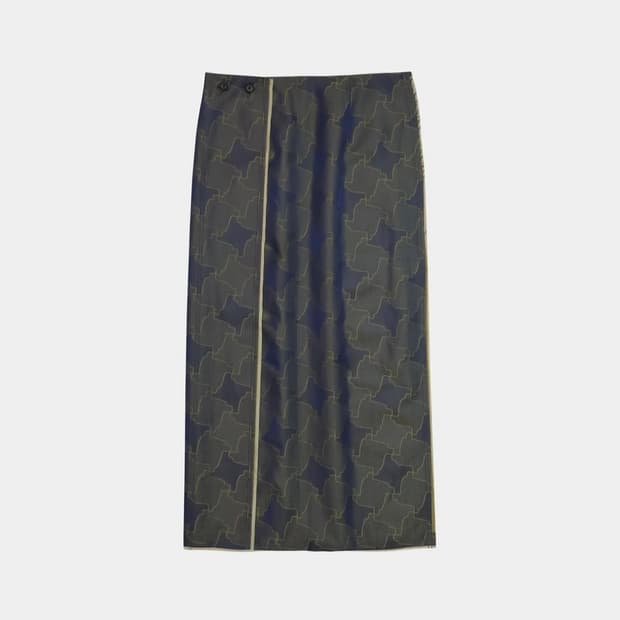 JACQUARD MAXI SKIRT