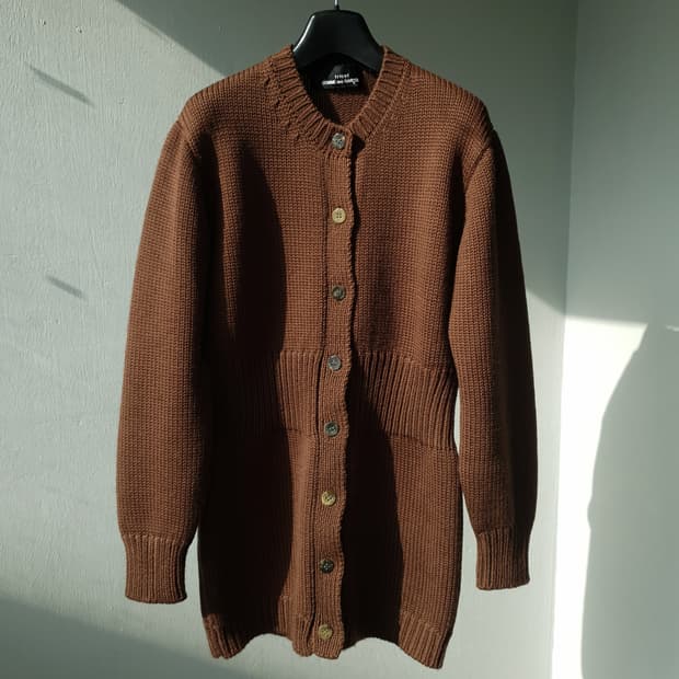03aw Comme des garcons wool cardigan