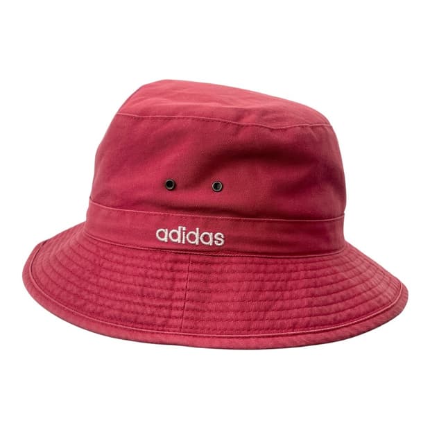 00s-10s 아디다스 버킷햇 모자 레드