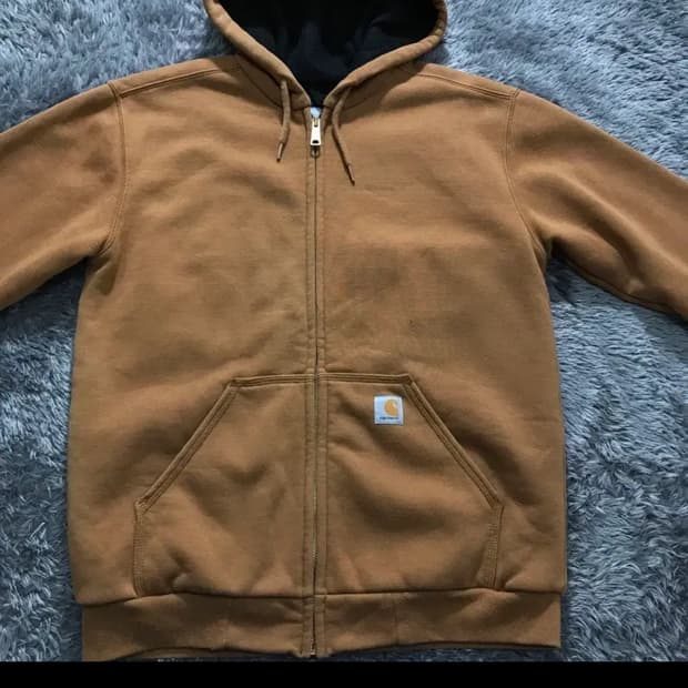 [[S(실M-L), A급] 칼하트(CARHARTT) 써멀 후드 집업