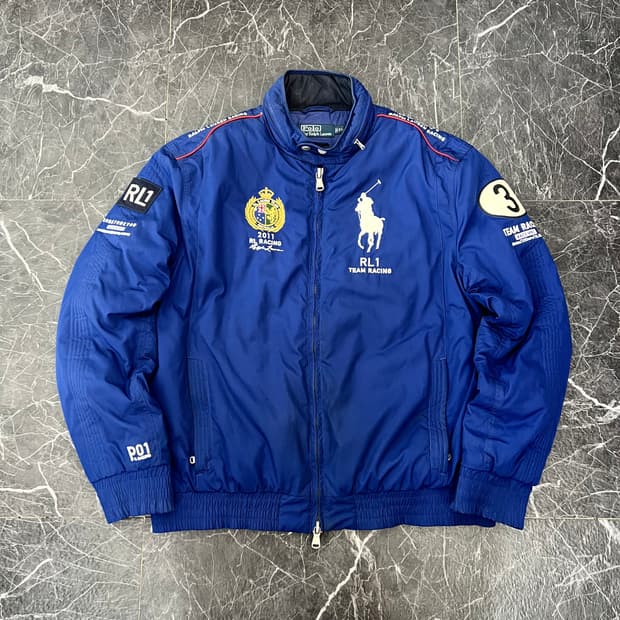 폴로랄프로렌 RL1 패디드 투웨이 레이싱 자켓