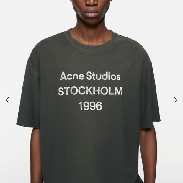ACNE STUDIO 스톡홀름 반팔 티셔츠 사이즈 S
