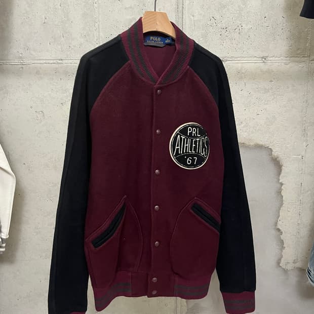 POLO RALPH LUAREN VARSITY JACKET (M)