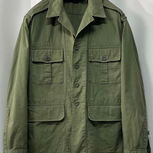 폴로 랄프로렌 도비 유틸리티 썬페이딩 사파리 자켓