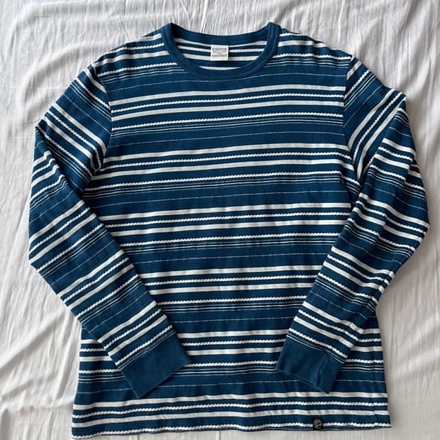 [M]쿠티 프로덕션즈 COOTIE 스트라이프 긴팔 티셔츠