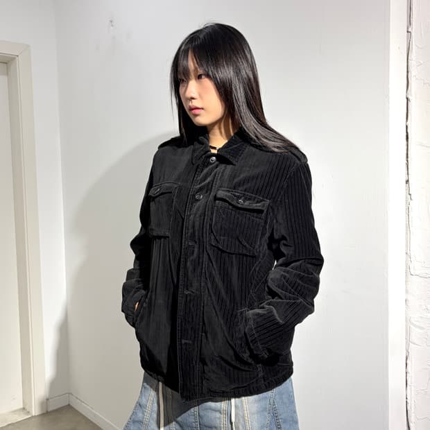 Takeo Kikuchi 벨벳 워크 자켓