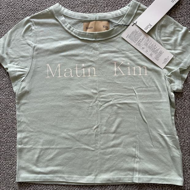 마뗑킴 민트 반팔티